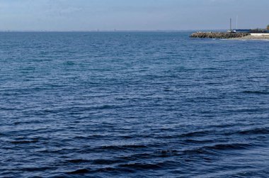 Nessebar Bulgaristan tarafından karadeniz kıyılarının manzara