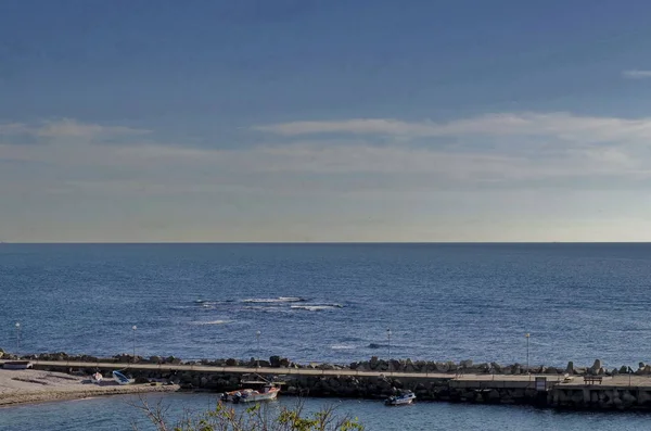 Nessebar Bulgaristan Tarafından Karadeniz Kıyılarının Manzara — Stok fotoğraf