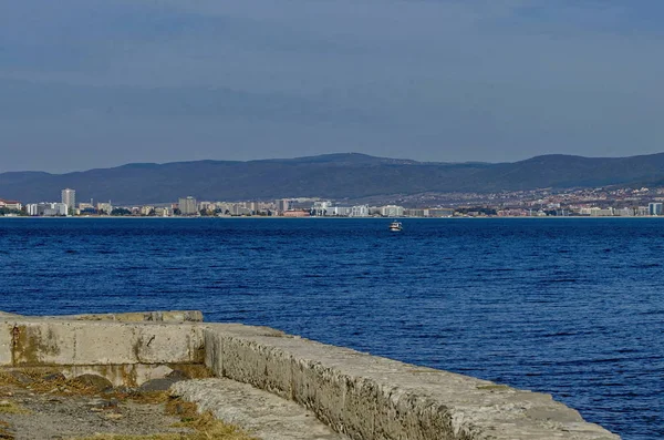 Mar Negro Orillas Del Mar Por Nessebar Bulgaria — Foto de Stock