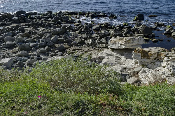 Sea Shore Nessebar Old Town Bulgaria — Stock Photo, Image