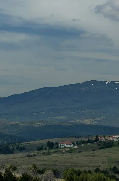 Village Plana Plana Montagne Vitosha Loin Bulgarie — Photo