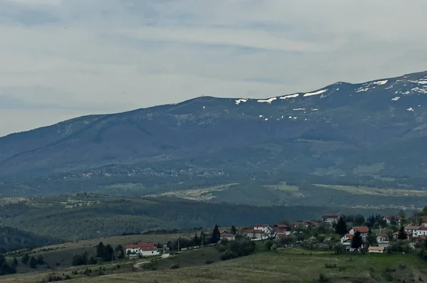 Village Plana Plana Montagne Vitosha Loin Bulgarie — Photo