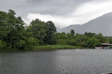 Park Rila yağmurlu gün Dupnica, Bulgaristan