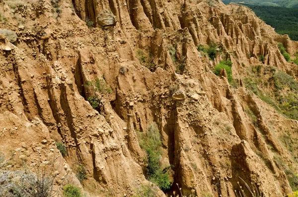 Stob Kumtaşı Piramitleri Rila Dağ Bulgaristan — Stok fotoğraf