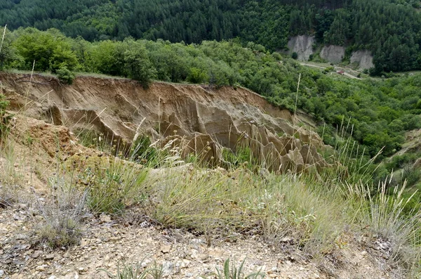 Pirâmides Arenito Stob Rila Montanha Bulgária — Fotografia de Stock