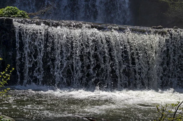 View Waterfall River Bistritsa Village Pancharevo Place Tourism Travel Vitosha — Stock Photo, Image