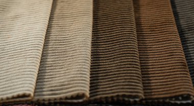 Renkli kumaş kataloğu kumaş dokusu arka plan, ipek kumaş dokusu, tekstil endüstrisi arka plan