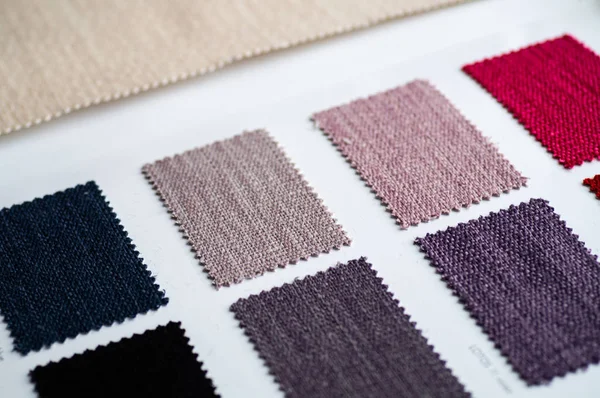 Renkli kumaş kataloğu kumaş dokusu arka plan, ipek kumaş dokusu, tekstil endüstrisi arka plan