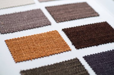 Renkli kumaş kataloğu kumaş dokusu arka plan, ipek kumaş dokusu, tekstil endüstrisi arka plan