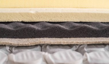Yatak dolgusu. Hindistan cevizi coir, doğa para lateks lastik, hafıza köpüğü bağımsız bahar