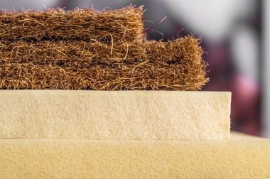 Yatak dolgusu. Hindistan cevizi coir, doğa para lateks lastik, hafıza köpüğü bağımsız bahar