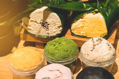 Alışveriş kozmetik el yapımı. Taze makyaj örnekleri. Spa ve rahatlama kavramı