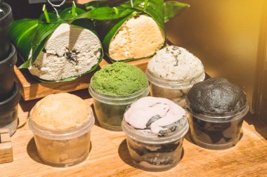 Alışveriş kozmetik el yapımı. Taze makyaj örnekleri. Spa ve rahatlama kavramı