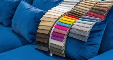 Çok renkli bez kumaş doku arka plan, ipek kumaş doku örgüler gelen katalog