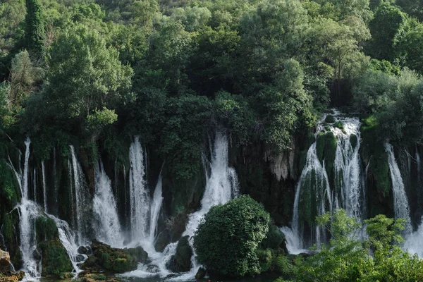 Кравицкие Водопады Горах Боснии Герцеговине — стоковое фото