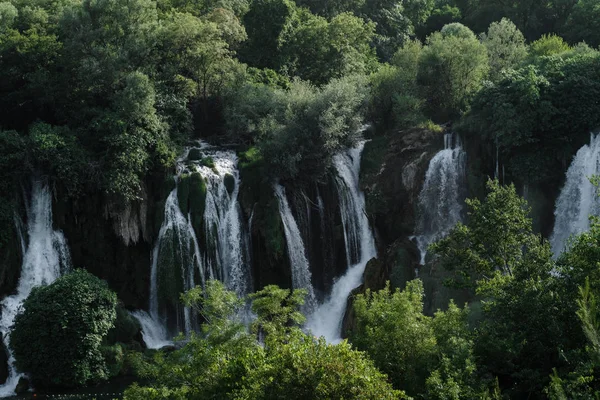 Кравицкие Водопады Горах Боснии Герцеговине — стоковое фото