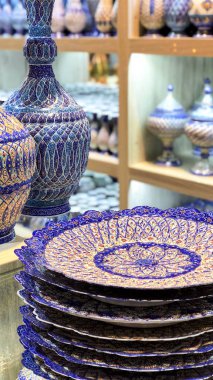 İran sofra emaye minakari