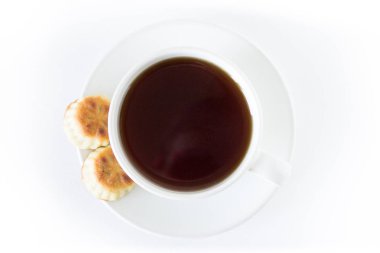 geleneksel Arapça kurabiyeler ile çay fincan. Geleneksel Arap kurabiyeleri. Barazik, Maamol, Ghraybeh (Orta Doğu kurabiye)