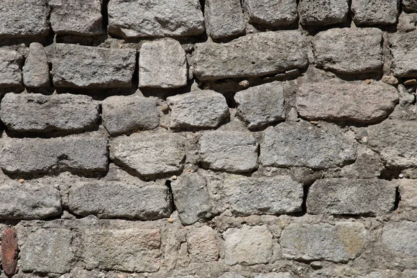 Kamień Murowy Wzdłuż Drogi Inprovence Francja Zdjęcie Stockowe