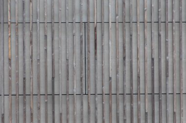 Oluklu ahşap duvarına yakın çekim