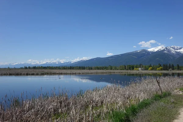 Scenic beauty on the Lee Metcalf Wildlife Refuge, near Hamilton, Montana.