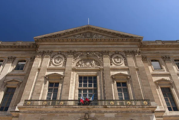 Back Facade Louvre Paris — Stock Photo, Image