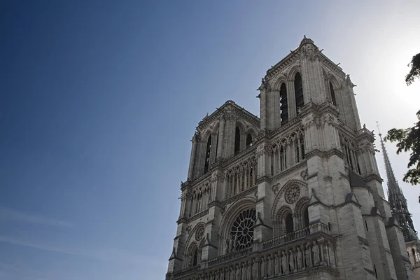 Notre Dame Cymbol Van Oude Stad Van Parijs — Stockfoto