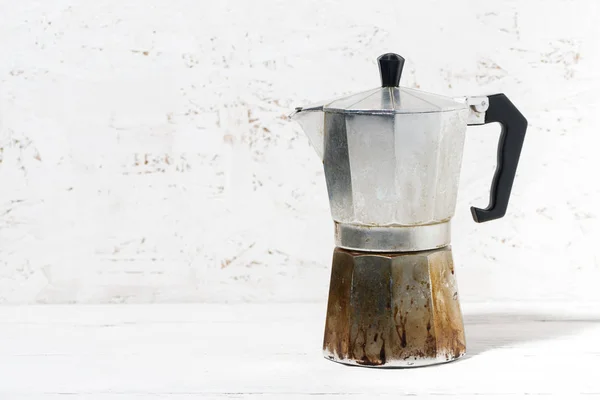 Vintage Geysir Kaffeemaschine Horizontal — Stockfoto