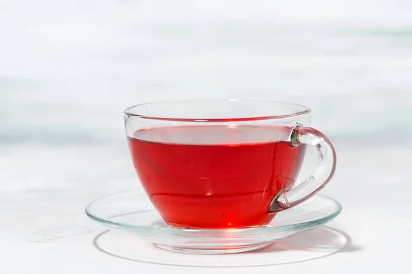 Cup Fruit Tea Closeup — Stock Photo, Image