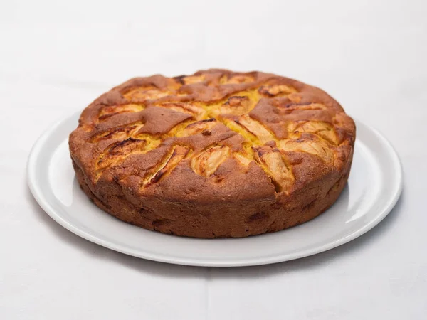 Вкусный Домашний Яблочный Пирог Итальянским Рецептом — стоковое фото
