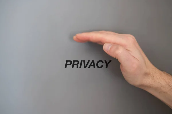Protección de datos y concepto de privacidad en línea — Foto de Stock
