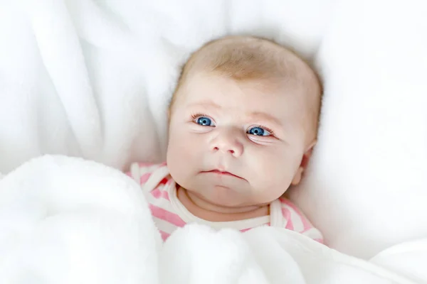 Porträt des süßen entzückenden Neugeborenen — Stockfoto