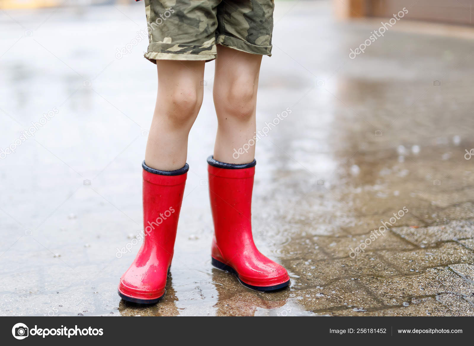cheap red rain boots