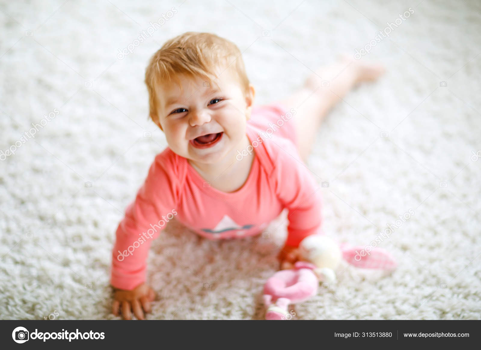 cute healthy baby girl