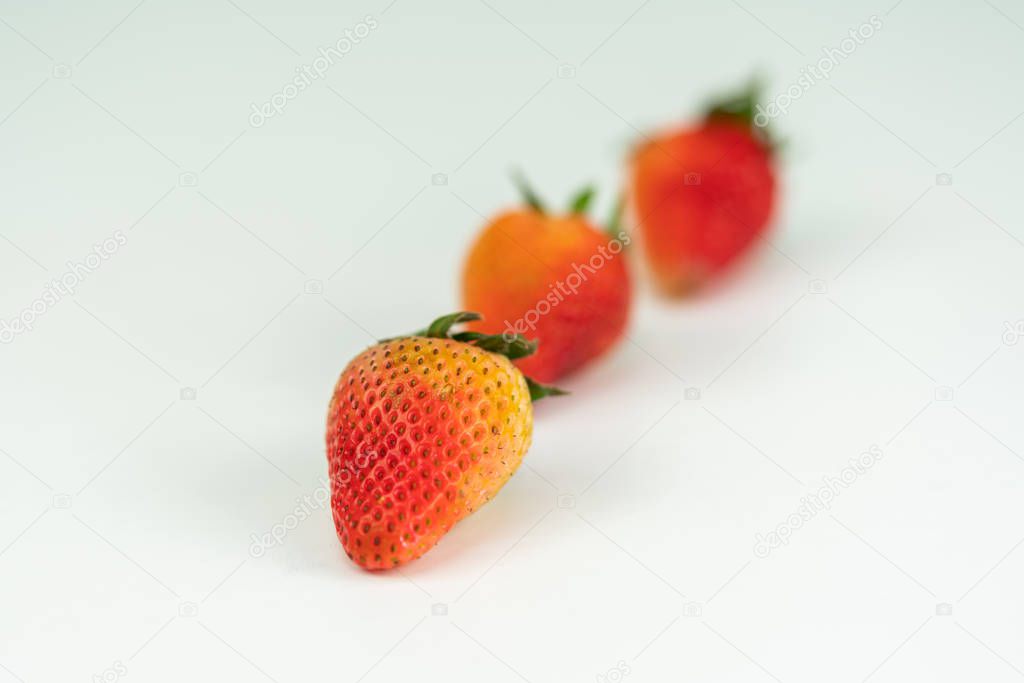 Fresh strawberry close up.