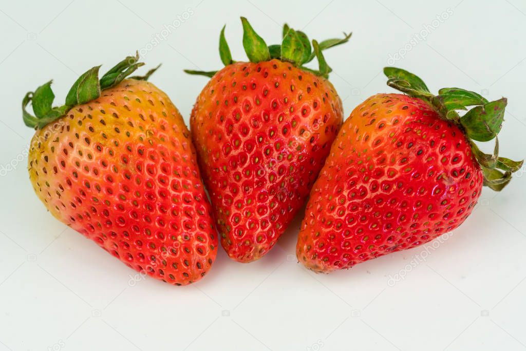 Fresh strawberry close up.