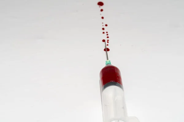 白血球注射器 — 图库照片