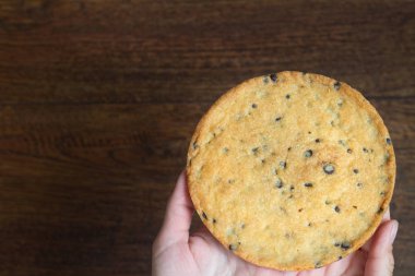 Ev yapımı dev çikolata yığın tanımlama bilgisi. 