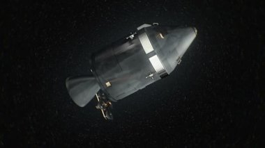 NASA Uzay kapsülü uzayda