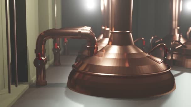 Viski Distillery Bakır Fotoğraf — Stok video