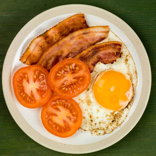 Traditionelles gebratenes englisches Frühstück — Stockfoto