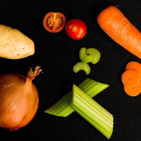 Výběr čerstvé syrové zeleniny — Stock fotografie