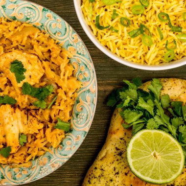 Hint Usulü Tavuk Biryani Köri