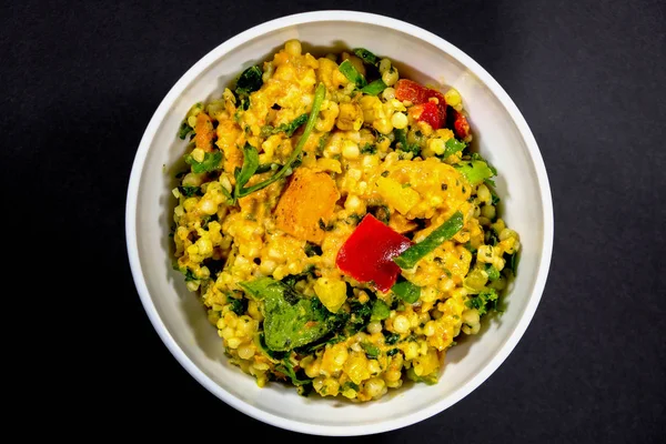 Sweet Potato Bulgur Wheat and Couscous Salad — Stock Photo, Image