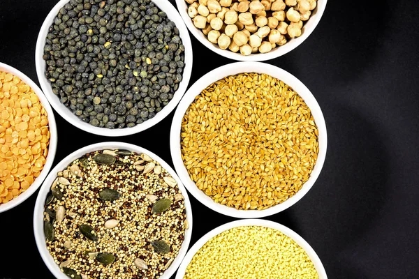 Mixed Seeds Sunflower Chia Linseed Couscous Chickpeas Red Green Lentils