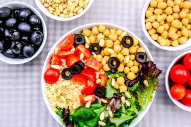 Vejetaryen Bulgur Buğday Öğle Yemeği Kase