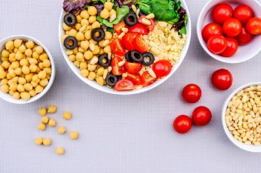 Vejetaryen Bulgur Buğday Öğle Yemeği Kase