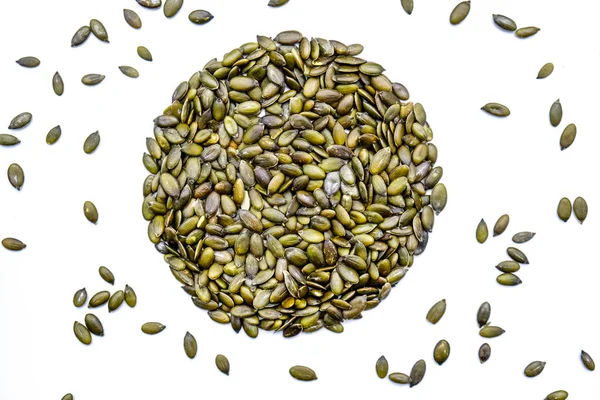 Сушене здорове гарбузове насіння Закуска — стокове фото