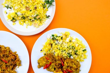 Pirinç ile Hint Tarzı Tavuk Dhansak