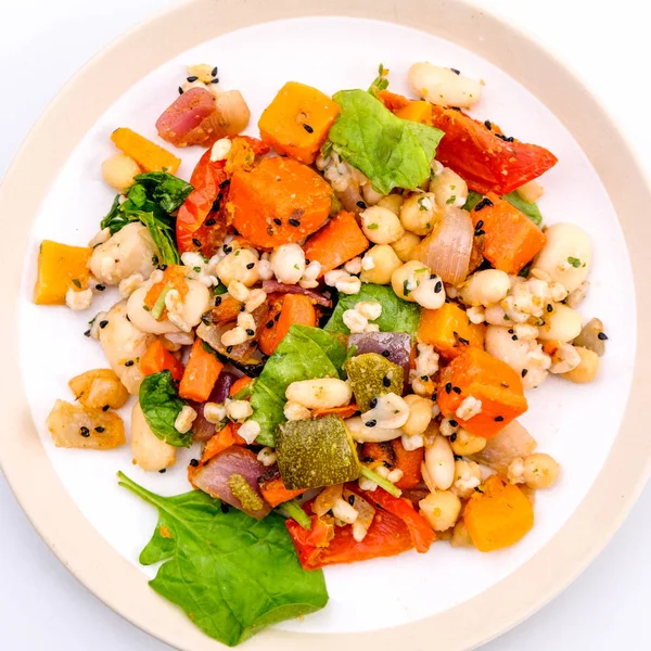 Mediterranean Roast Vegetable Salad — Stock Photo, Image